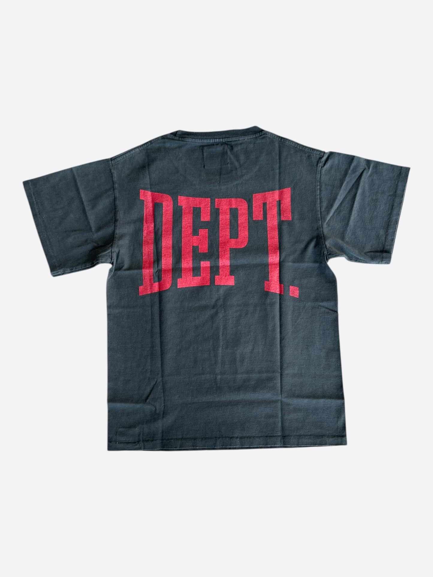 Gallery Dept Black & Red Dept Logo T-Shirt