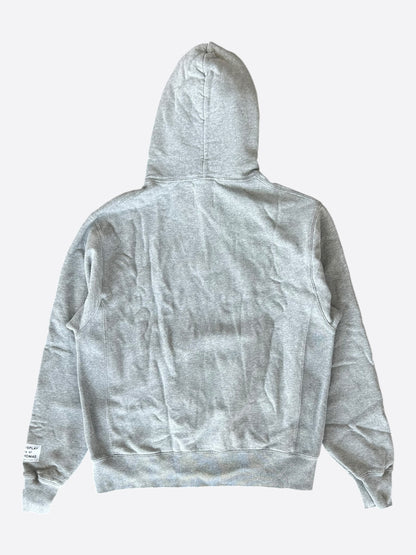 Gallery Dept Grey & Black Logo Hoodie