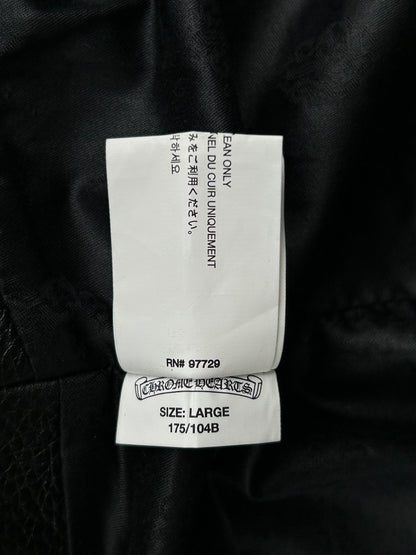 Chrome Hearts Black Star Leather Vest