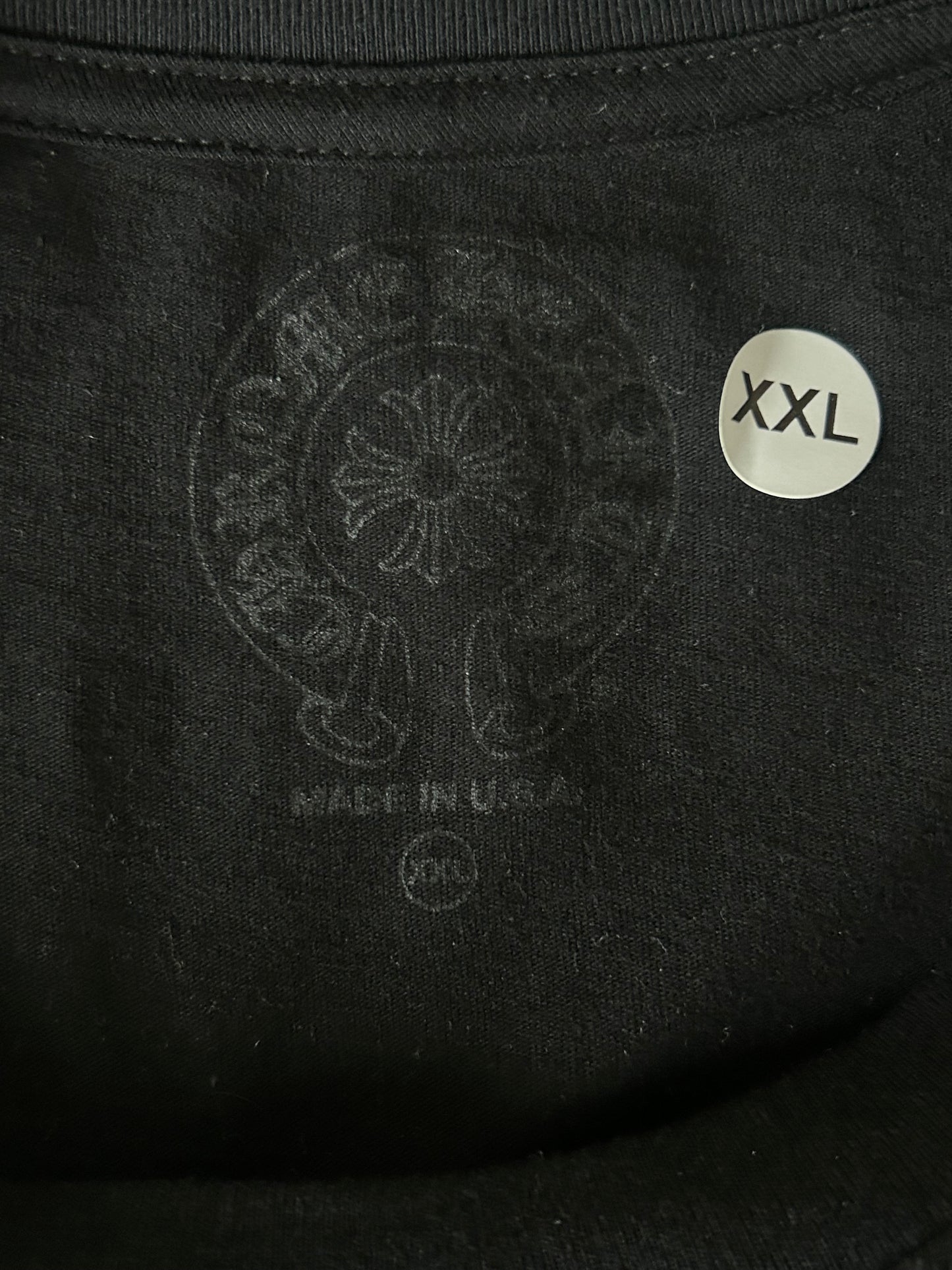 Chrome Hearts Black & Olive Neck Logo Longsleeve T-Shirt