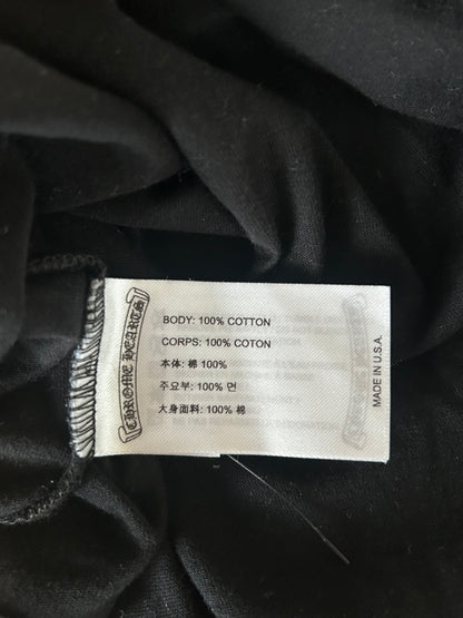 Chrome Hearts Black & Olive Neck Logo Longsleeve T-Shirt