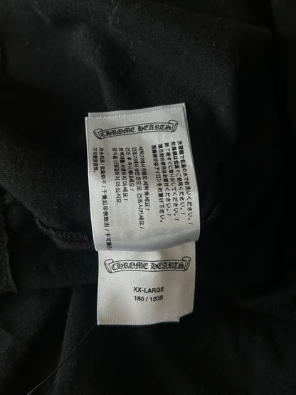 Chrome Hearts Black & Olive Neck Logo Longsleeve T-Shirt