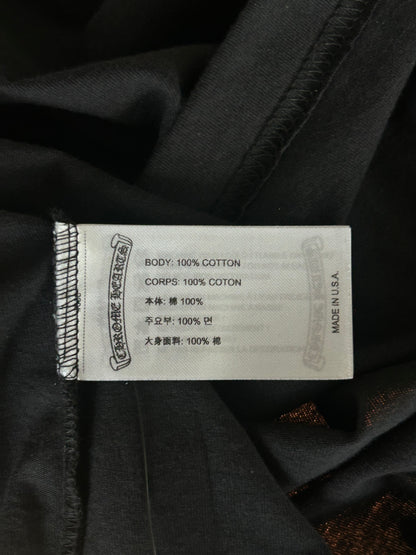 Chrome Hearts Black & Olive Neck Logo T-Shirt