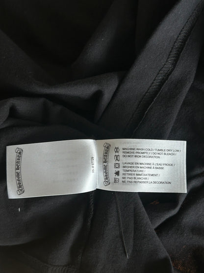 Chrome Hearts Black & Olive Neck Logo T-Shirt