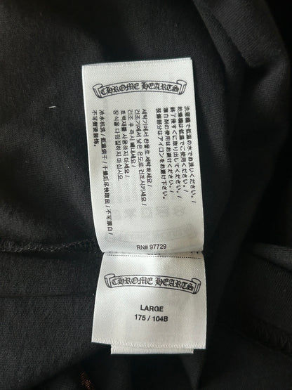 Chrome Hearts Black & Olive Neck Logo T-Shirt