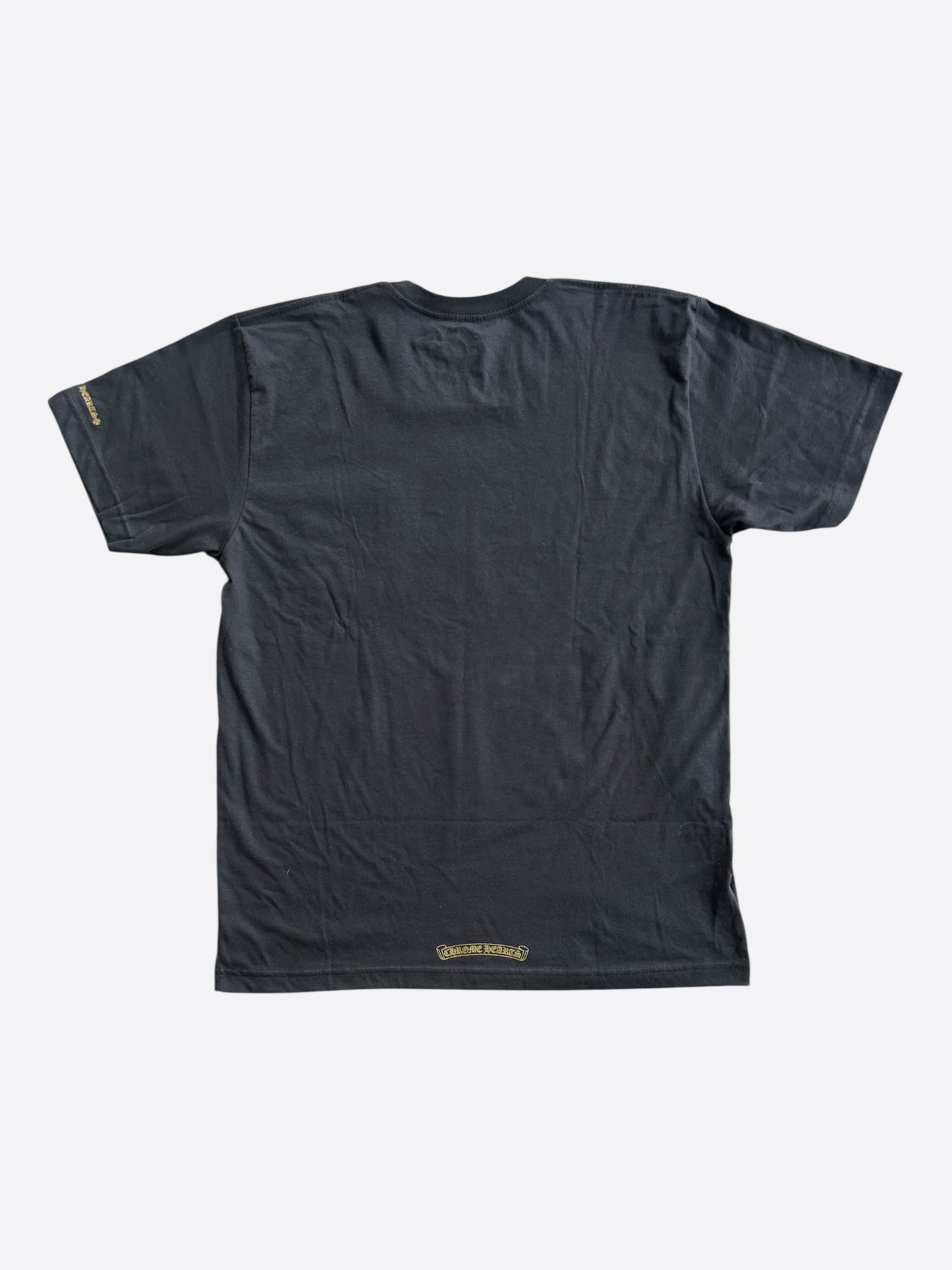 Chrome Hearts Black & Olive Neck Logo T-Shirt