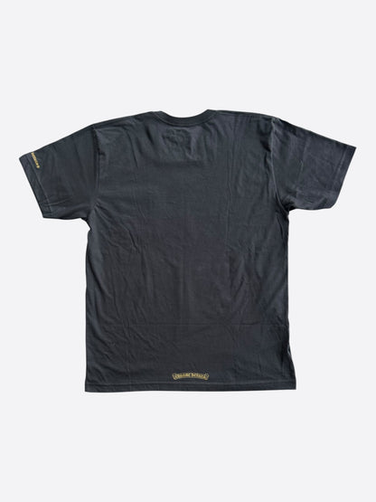 Chrome Hearts Black & Olive Neck Logo T-Shirt