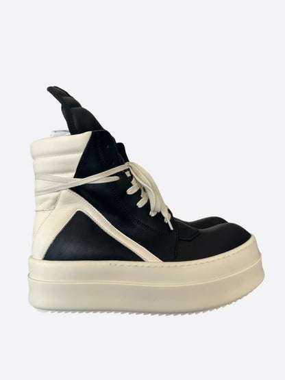 Rick Owens Black & White Mega Bumper Geobaskets