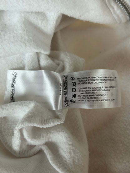 Chrome Hearts White & Blue Rolling Stones Zip Up Hoodie
