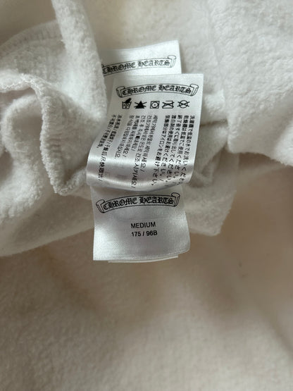 Chrome Hearts White & Blue Rolling Stones Zip Up Hoodie