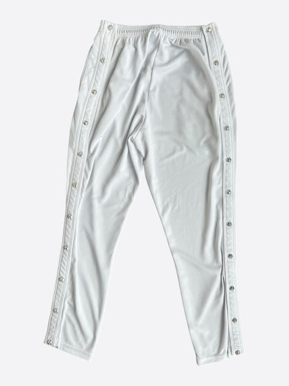 Chrome Hearts White & Black Snap Button Tearaway Track Pants