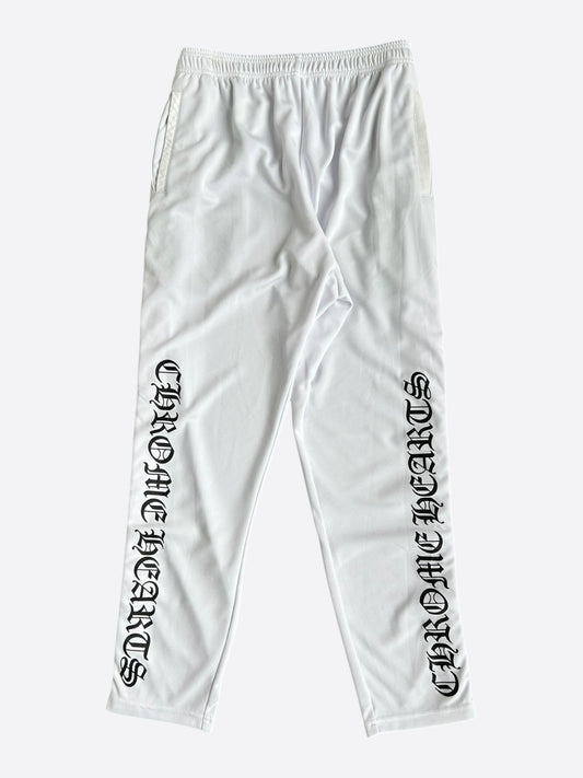 Chrome Hearts White & Black Snap Button Tearaway Track Pants