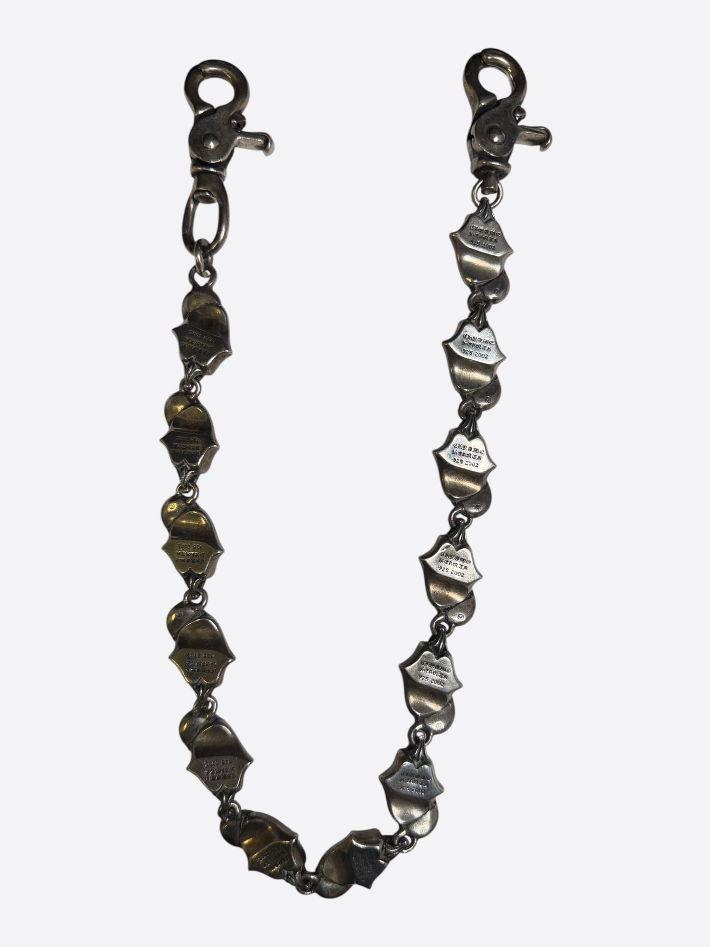 Chrome Hearts Rolling Stones Silver Wallet Chain