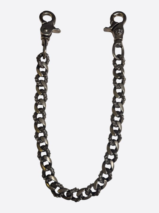Chrome Hearts Silver Fancy Cuban Wallet Chain
