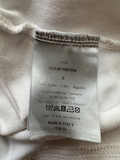 Dior Daniel Arsham White & Blue Logo T-Shirt