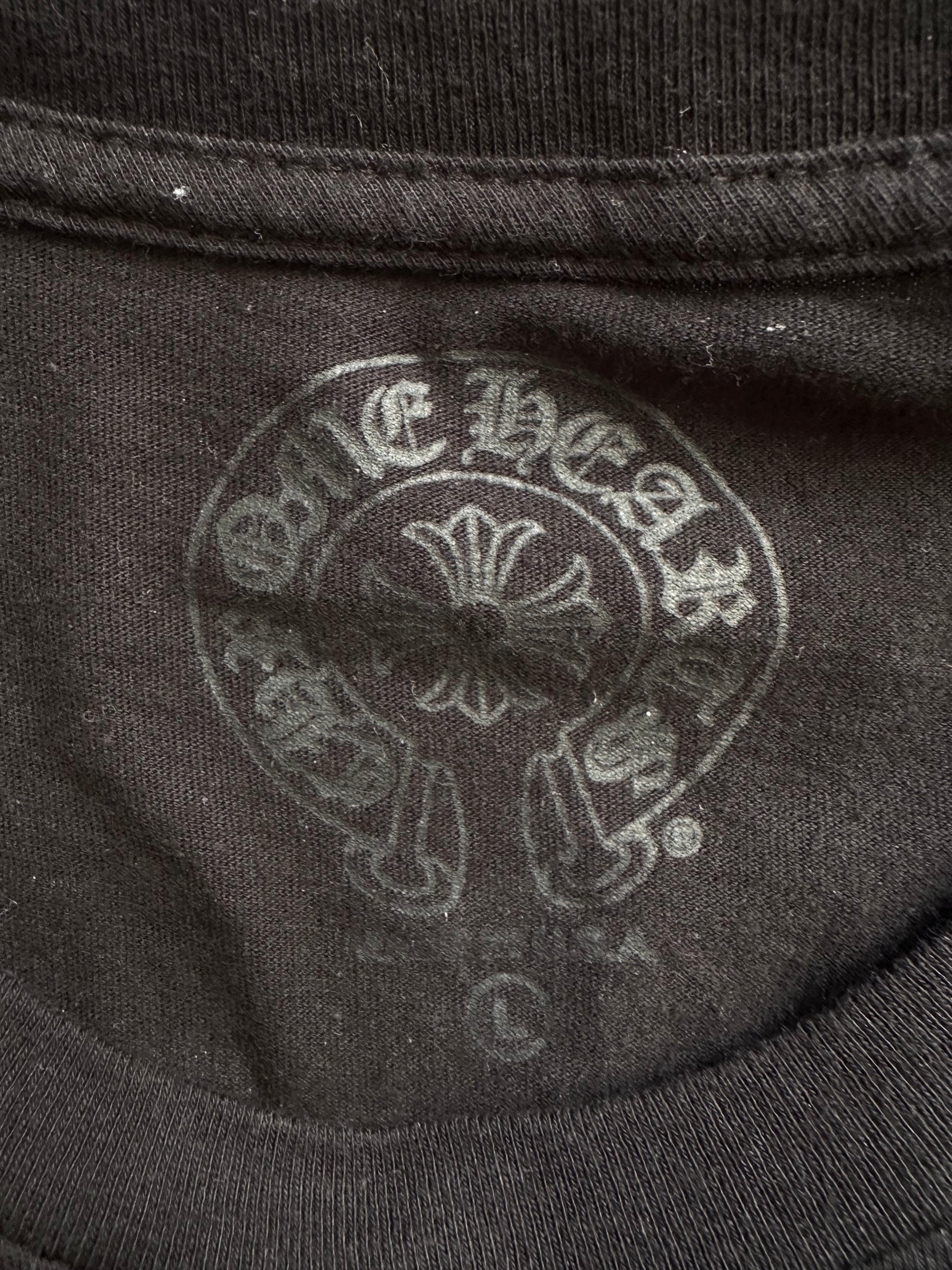 Chrome Hearts Black Large Cross Logo Longsleeve – Savonches