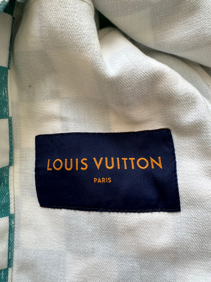 Louis Vuitton Turquoise Damier Denim Jacket