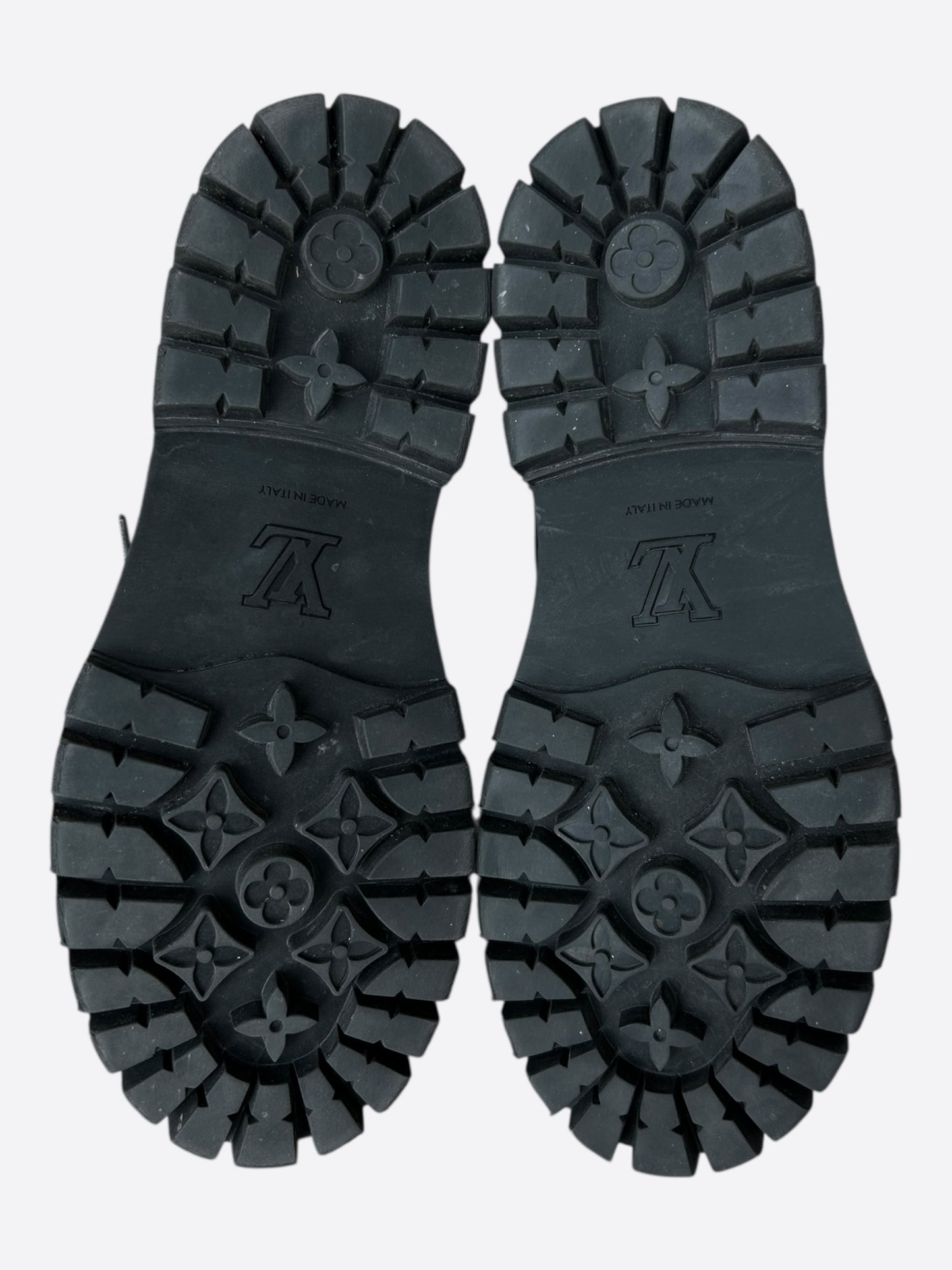 Louis Vuitton Timberland Black Monogram Boots