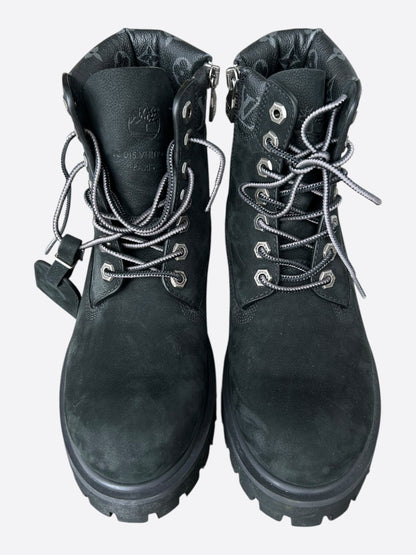Louis Vuitton Timberland Black Monogram Boots