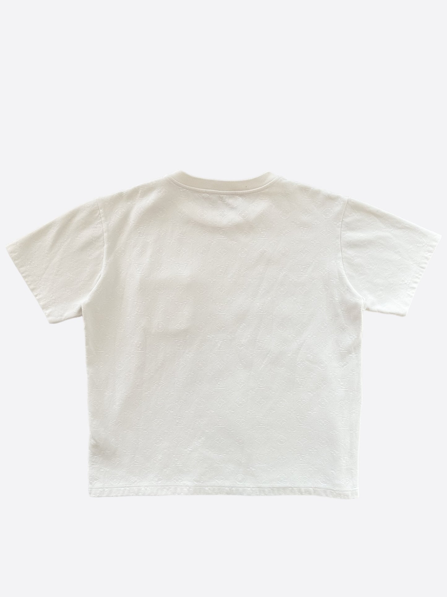 Louis Vuitton White Monogram Pocket T-Shirt