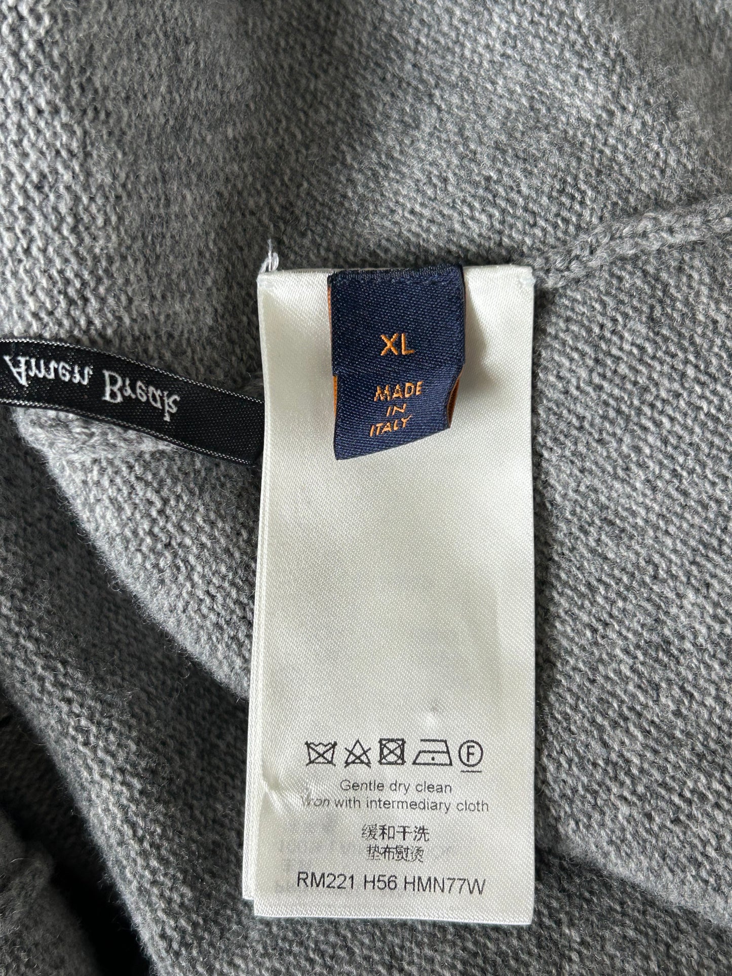 Louis Vuitton Grey Tiger Wool Knitted Sweater