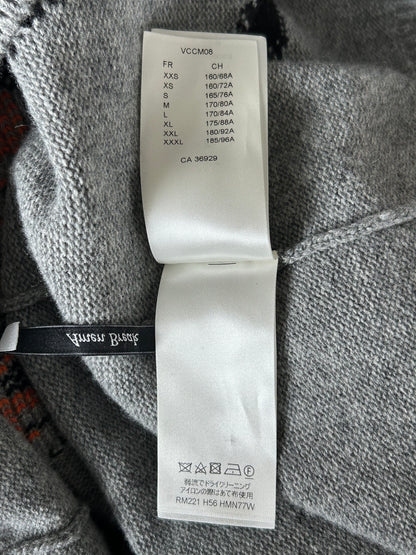 Louis Vuitton Grey Tiger Wool Knitted Sweater
