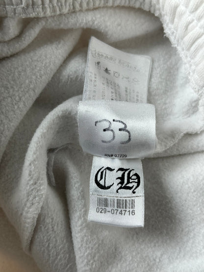 Chrome Hearts White & Grey Logo Sweatpants