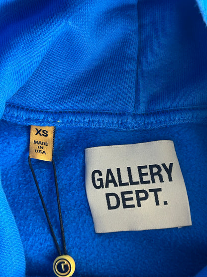 Gallery Dept Blue Boxing Gloves Logo Hoodie