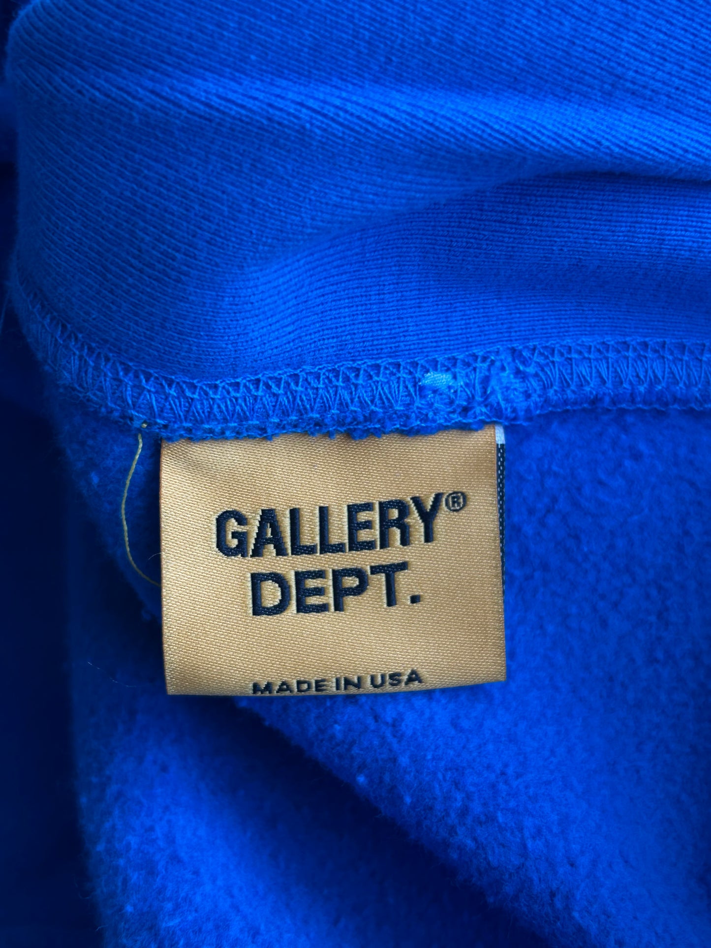 Gallery Dept Blue Boxing Gloves Logo Hoodie