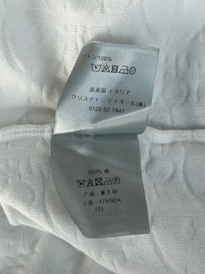 Dior White Oblique Towel T-Shirt