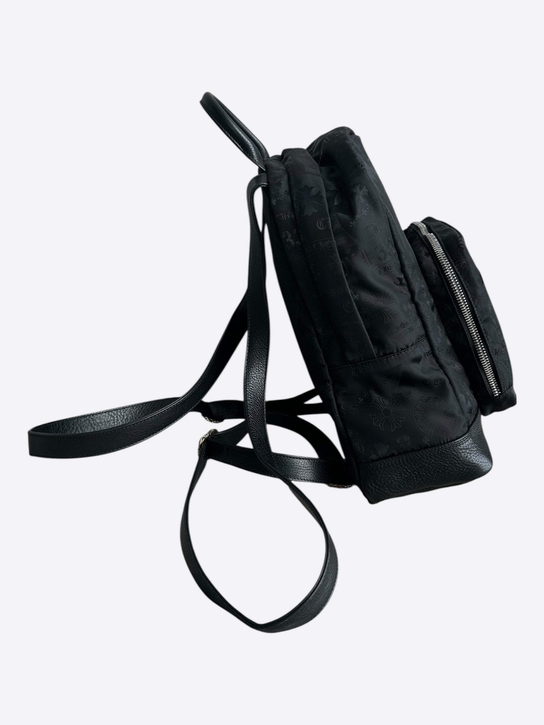 Chrome Hearts Black Stencil 7th Grade Nylon Mini Backpack – Savonches