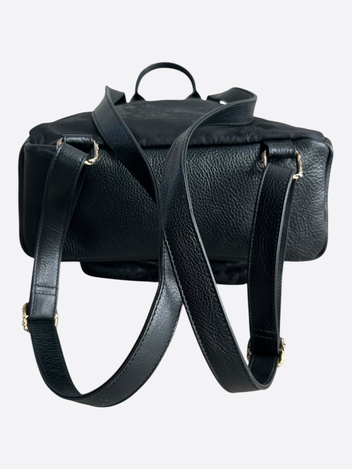 Chrome Hearts Black Stencil 7th Grade Nylon Mini Backpack