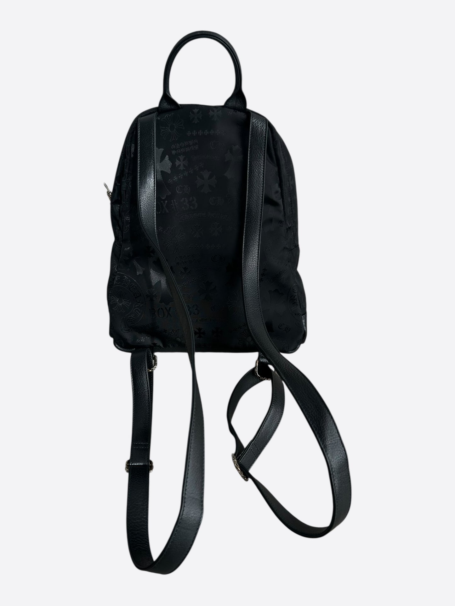 chrome hearts mini backpack Denim Cross Patch Seventh Grade Justin Reed Chrome Hearts Black Suede and