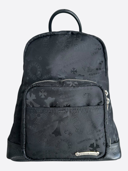 Chrome Hearts Black Stencil 7th Grade Nylon Mini Backpack