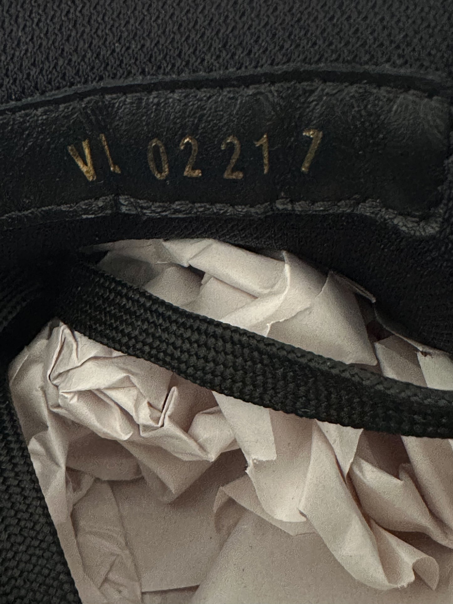 Louis Vuitton Black & Blue Monogram Trainers