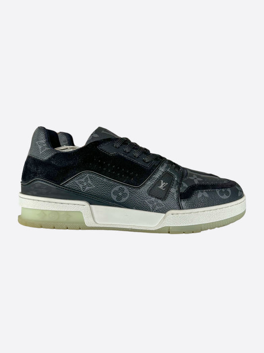 Louis Vuitton Black Monogram Eclipse Trainers