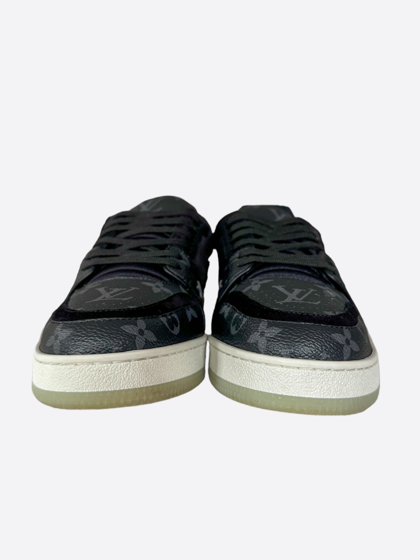 Louis Vuitton Black Monogram Eclipse Trainers