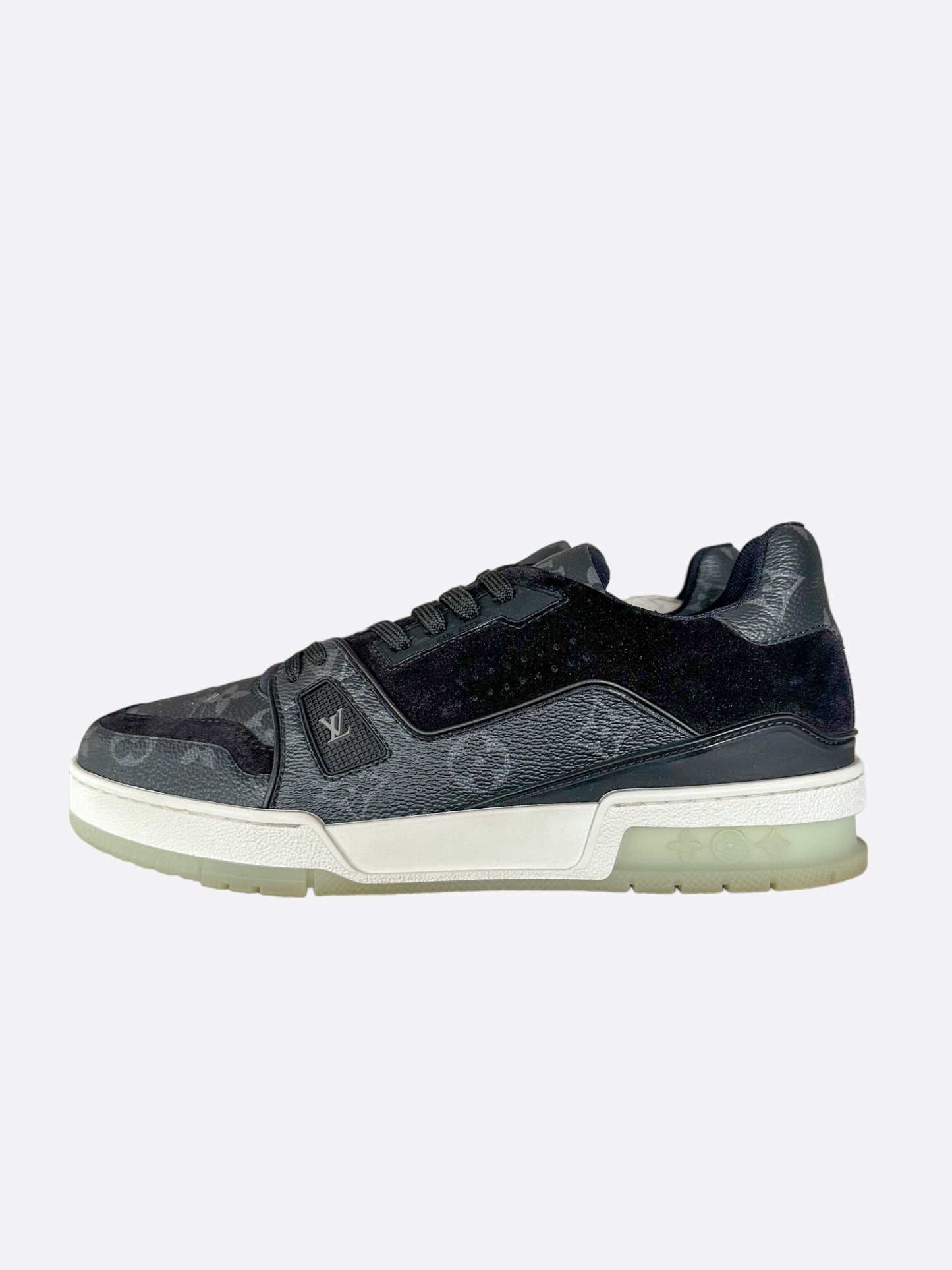 Louis Vuitton Black Monogram Eclipse Trainers