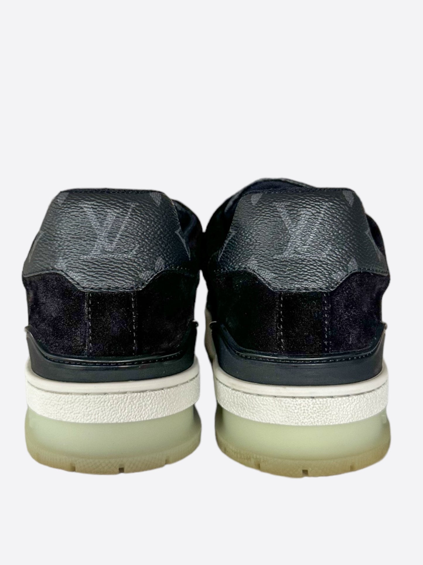 Louis Vuitton Black Monogram Eclipse Trainers