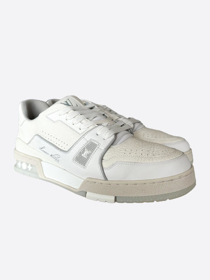 Louis Vuitton White & Grey Trainers