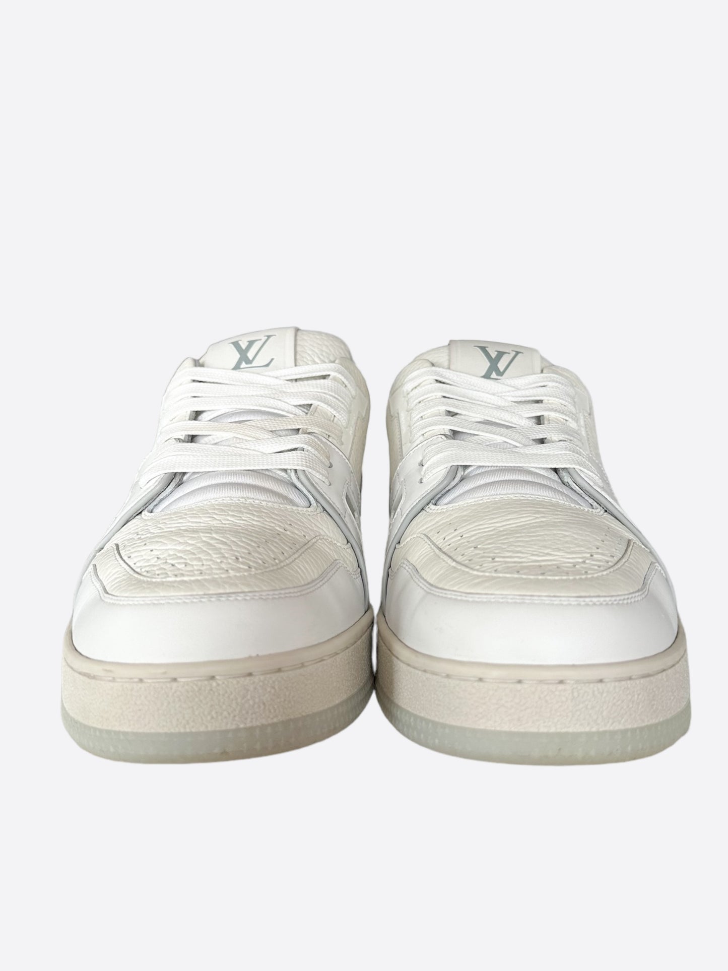 Louis Vuitton White & Grey Trainers