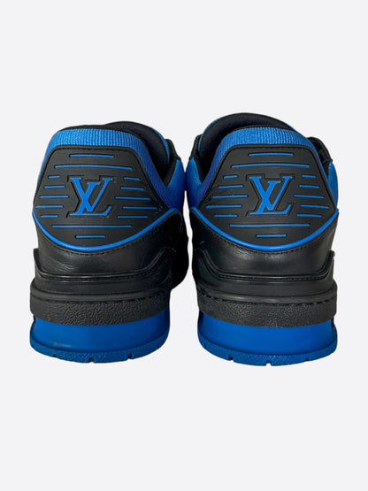Louis Vuitton Black & Blue Monogram Trainers