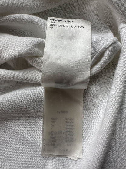 Louis Vuitton White & Blue Logo Intarsia T-Shirt