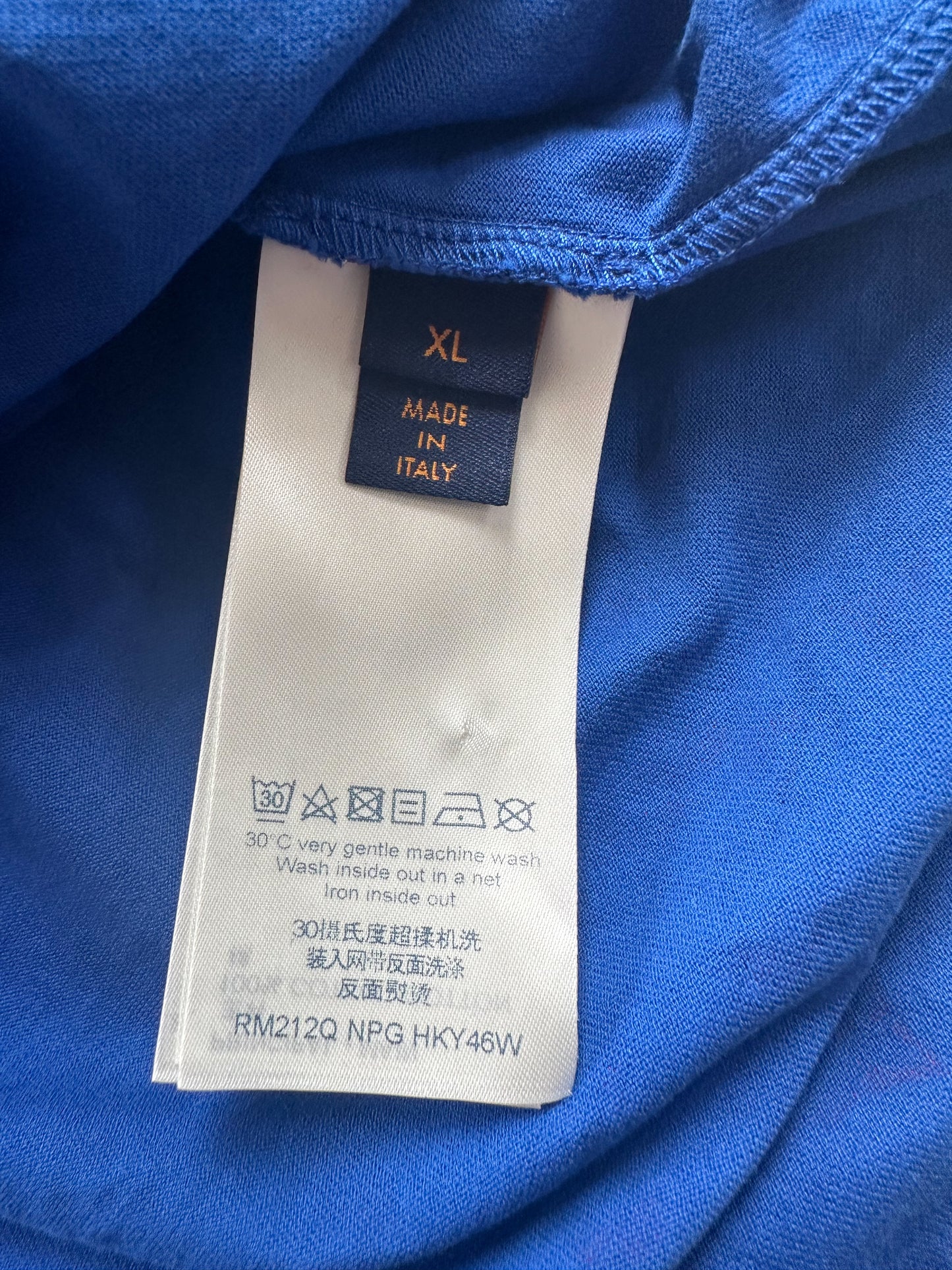 Louis Vuitton Blue & Red Monogram Gradient T-Shirt