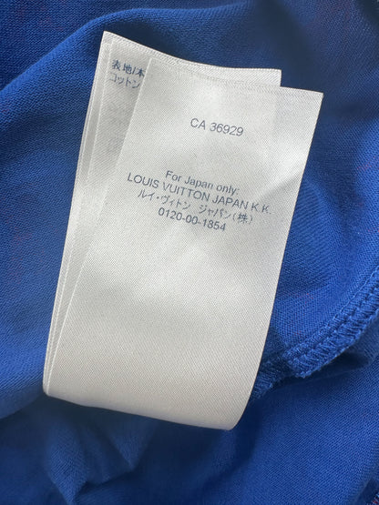 Louis Vuitton Blue & Red Monogram Gradient T-Shirt