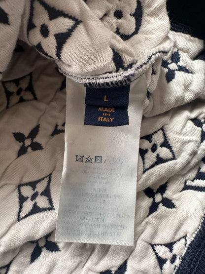 Louis Vuitton Navy & White Monogram Sweater