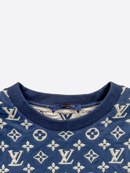 Louis Vuitton Navy & White Monogram Sweater