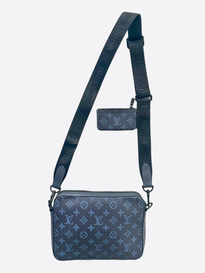 Louis Vuitton Blue Shadow Monogram Duo Messenger