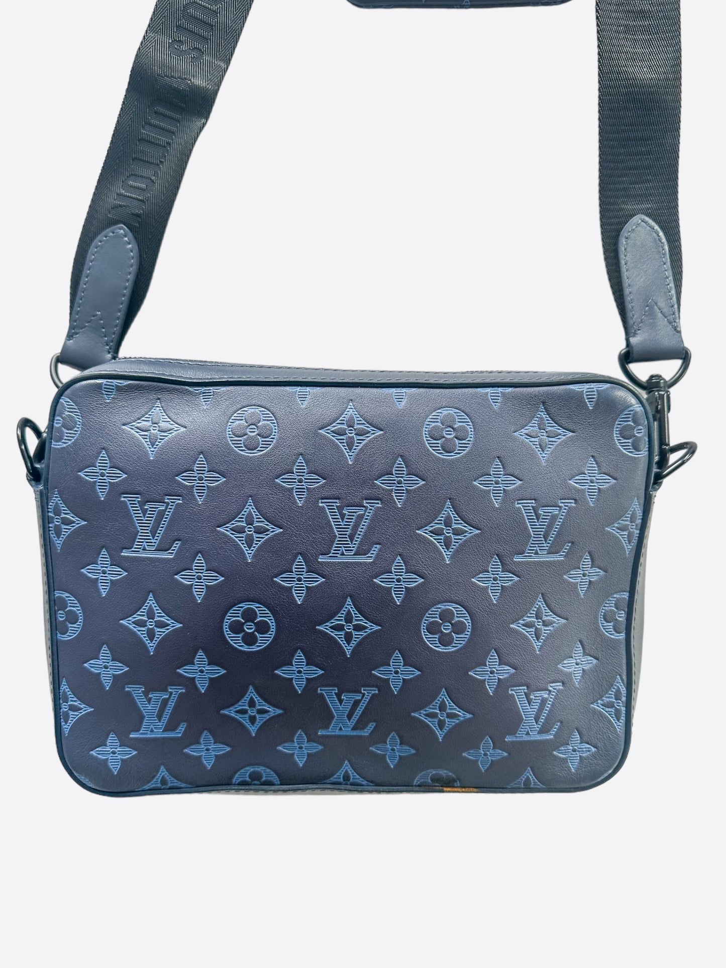 Louis Vuitton Blue Shadow Monogram Duo Messenger