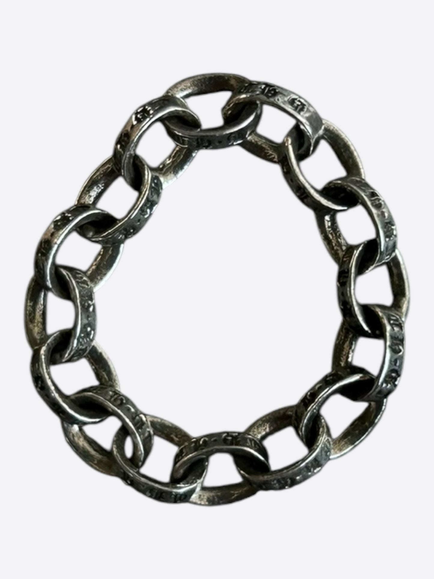 Chrome Hearts Silver Paper Chain Ring